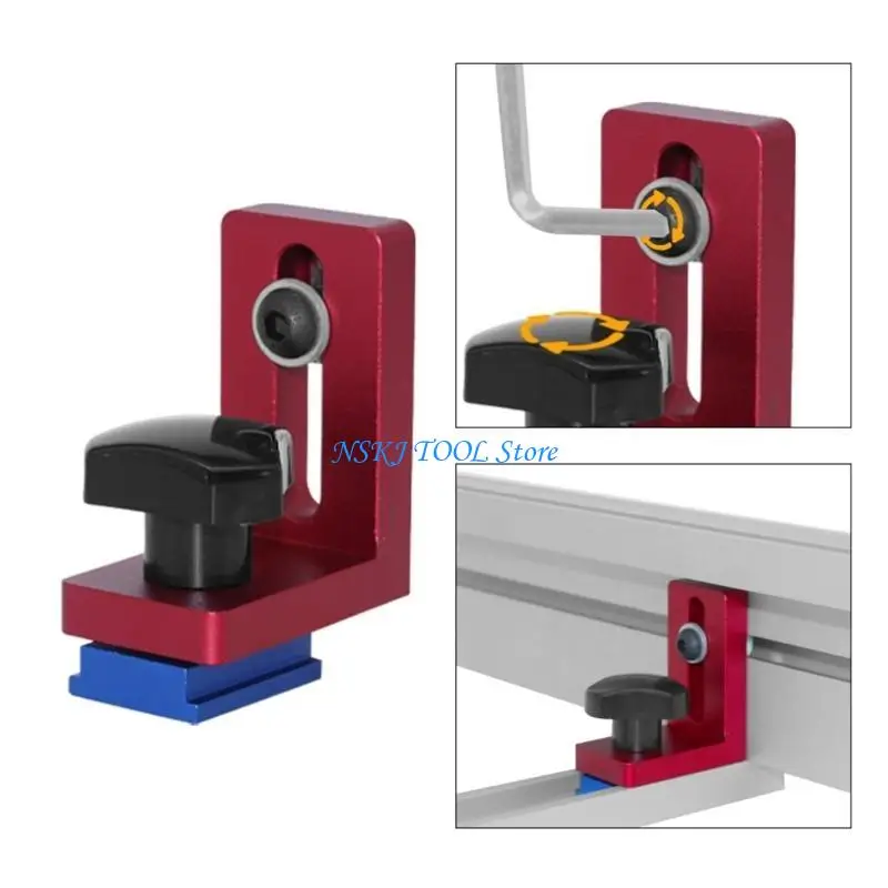 L8RC Aluminium Backing Connectors Mitre Mitter Stop Panduan Woodworking Panduan Rel