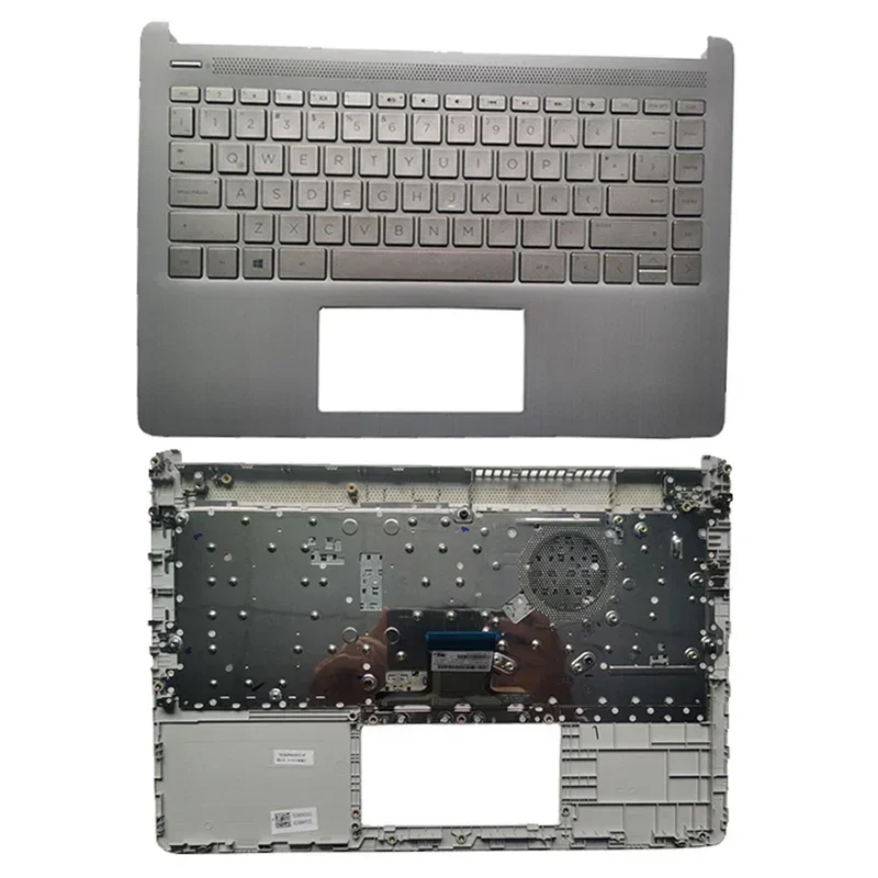 

Wafffw la keyboard palmrest for HP 14-dq FQ fr TPN-Q221 q242 laptop keyboard upper cover case