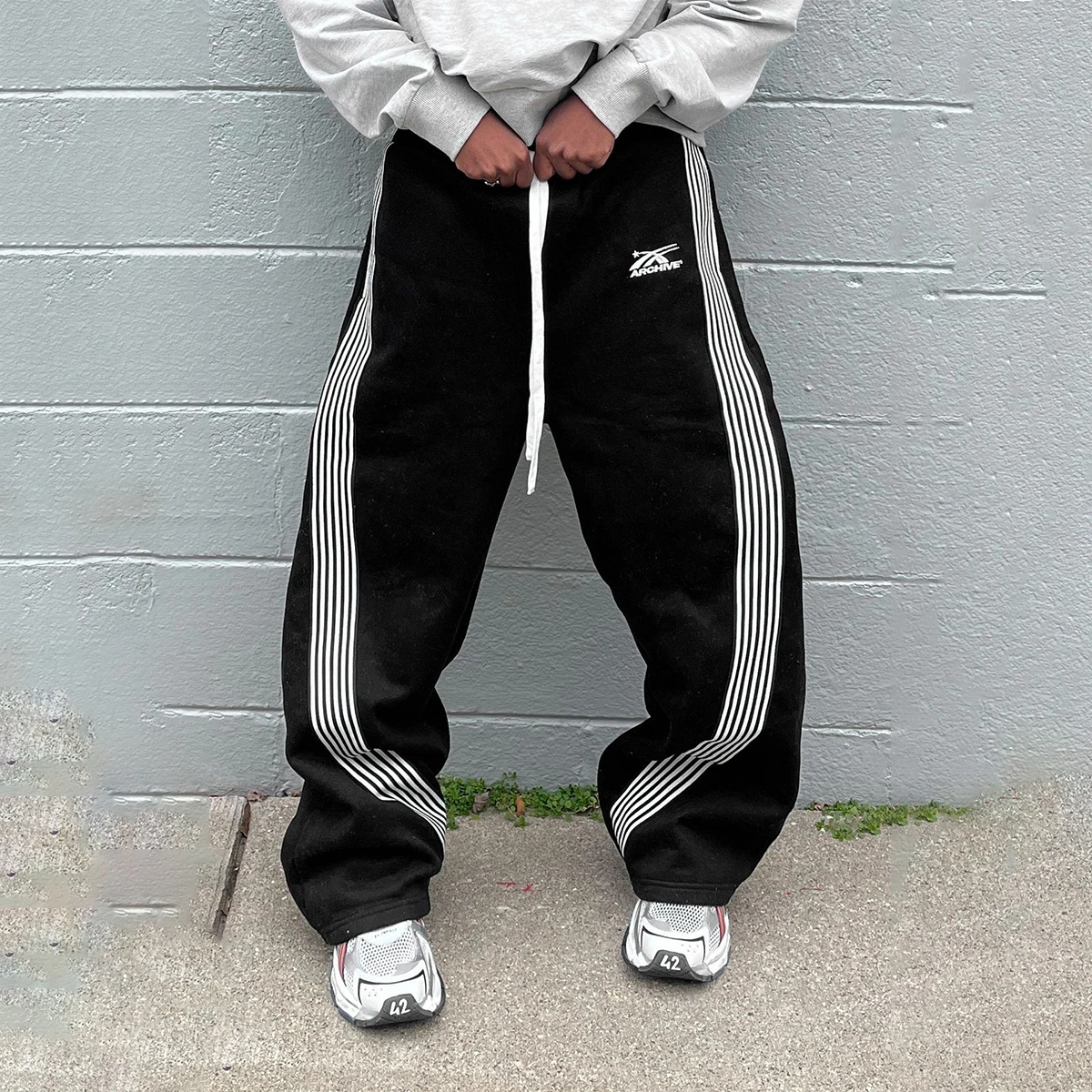 Camouflage CasualกางเกงY2kปักCamoอเนกประสงค์ยุทธวิธีอเนกประสงค์ผู้ชายผู้หญิงPremium Jogging Drawstring Sweatpants