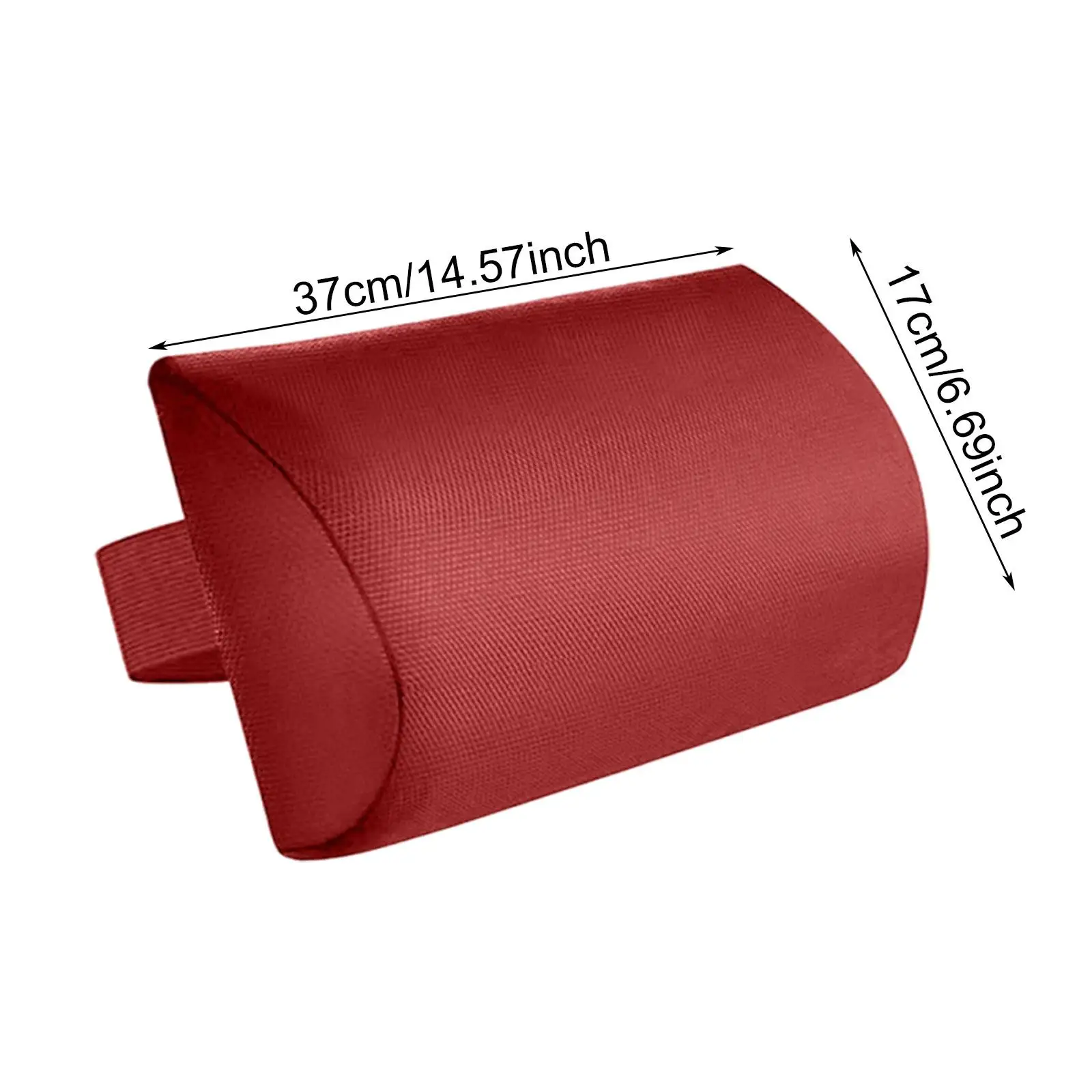 

Outdoor Chaise Lounge Head Pillow Soft Padded Cushion for Folding Recliner Patio Lawn Chair