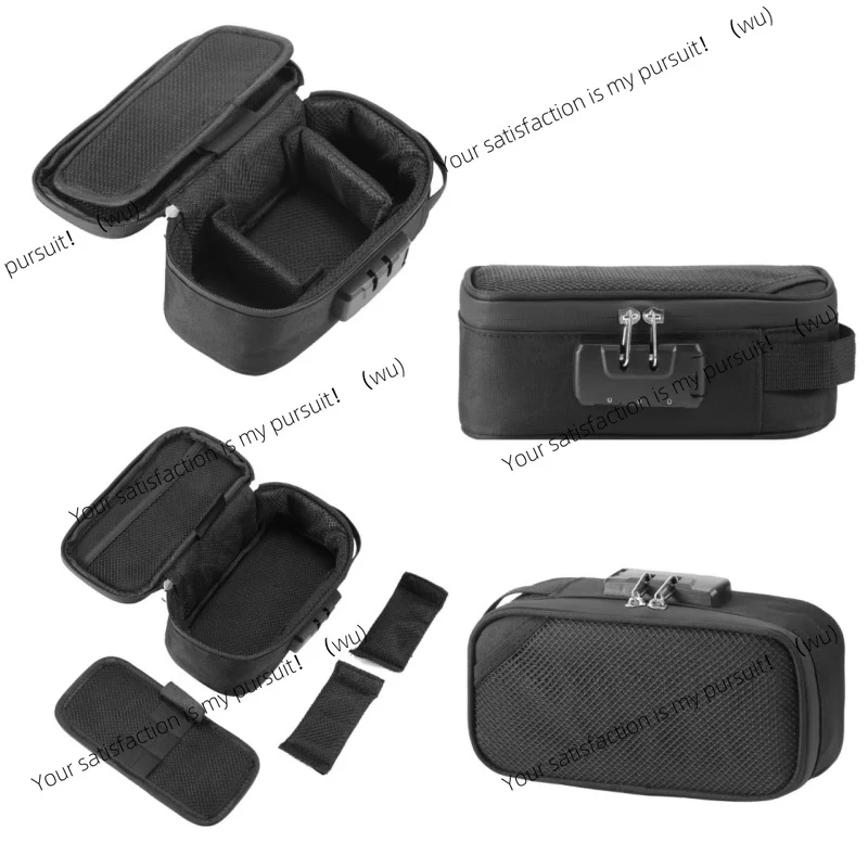 Smell Proof Bag Large-capacity With Lock Activated Carbon Deodorant Bag Portable Pipe Bag Convenient