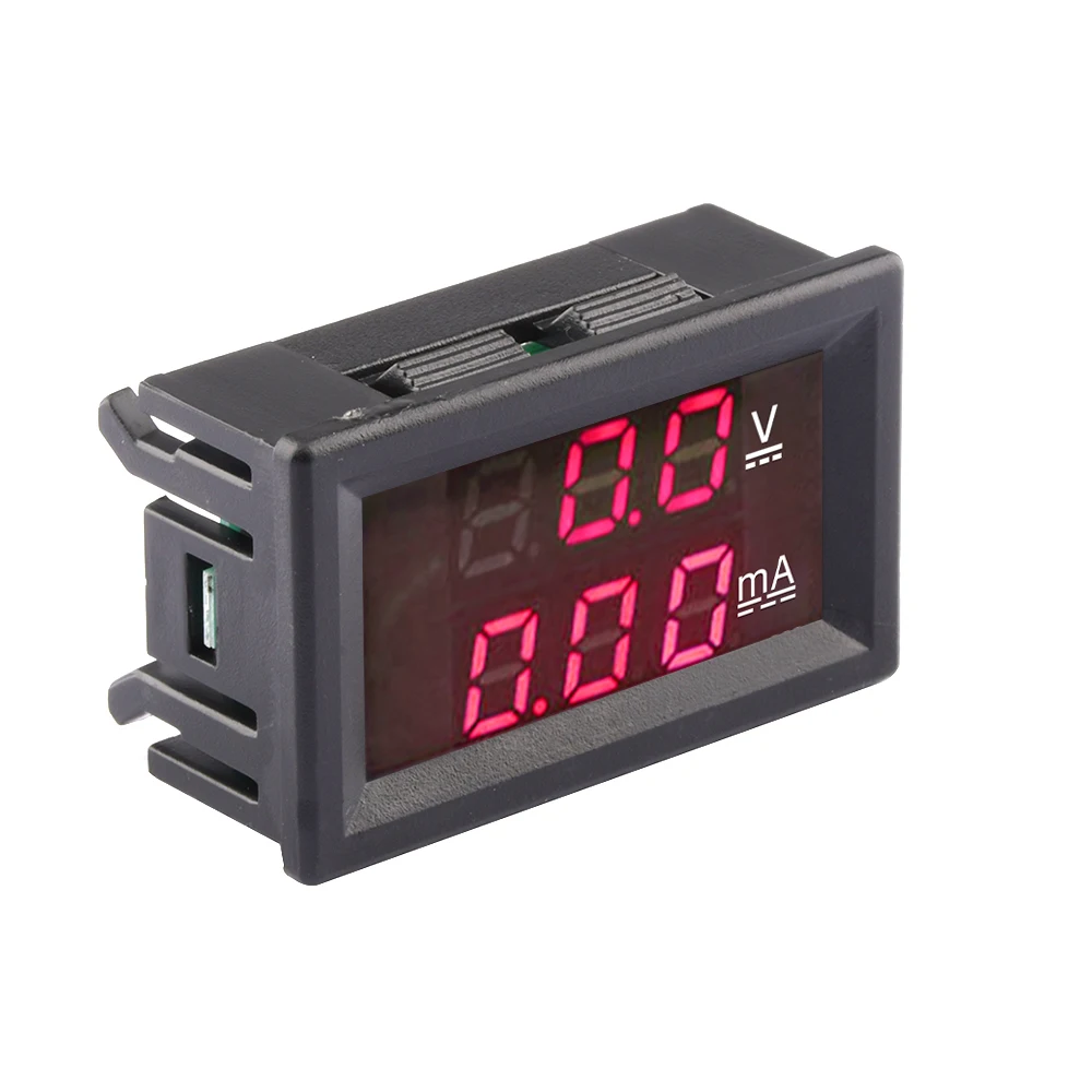 DC 100V 1A Digital Voltmeter Ammeter LED Amp Dual Digital Volt Meter Gauge 0.28\