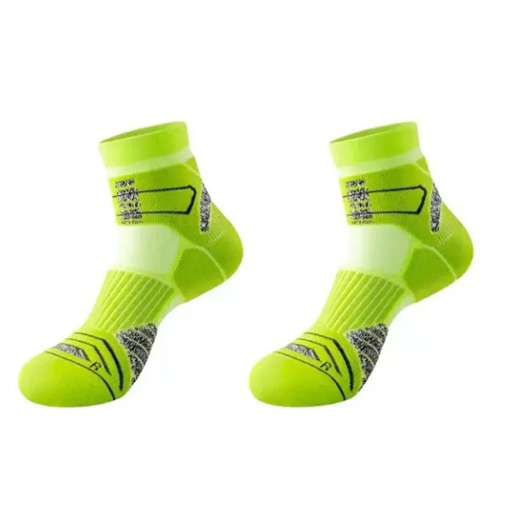 

Multicolor Marathon Running Socks Thick Towel Bottom Sweat Absorption Cycling Socks Ventilate Odor Prevention Basketball Socks