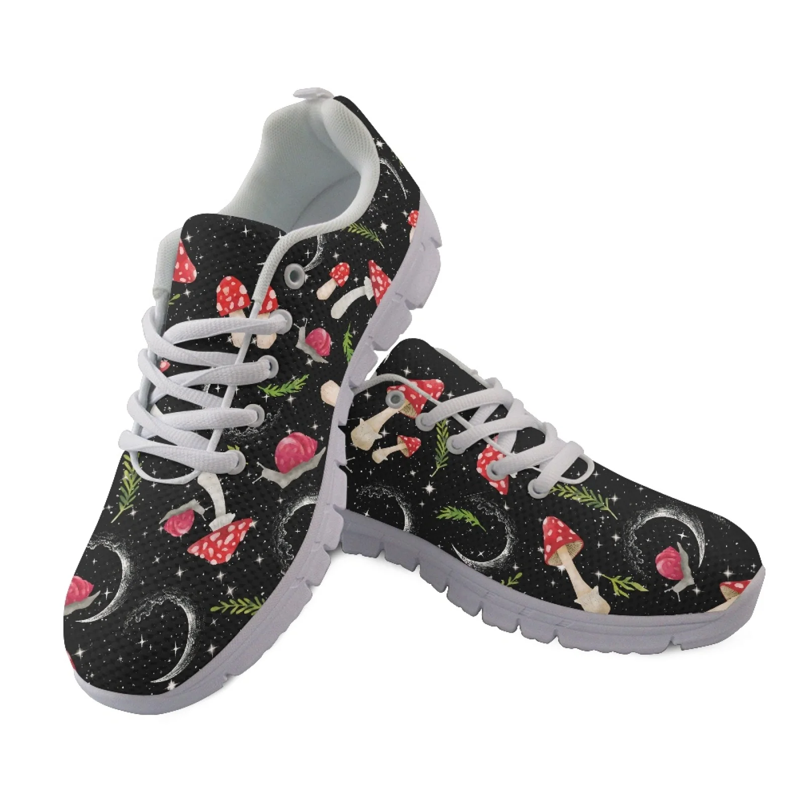 Coloranimal Leopard Star Pattern Lightweight Running Sneakers for Womens Mesh & EVA Sole Sport Shoes 2026 New