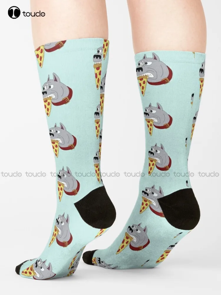 

Featuring Ludacris With Pizza Socks Black Football Socks Streetwear Personalized Custom Unisex Adult Teen Youth Socks Gd Hip Hop