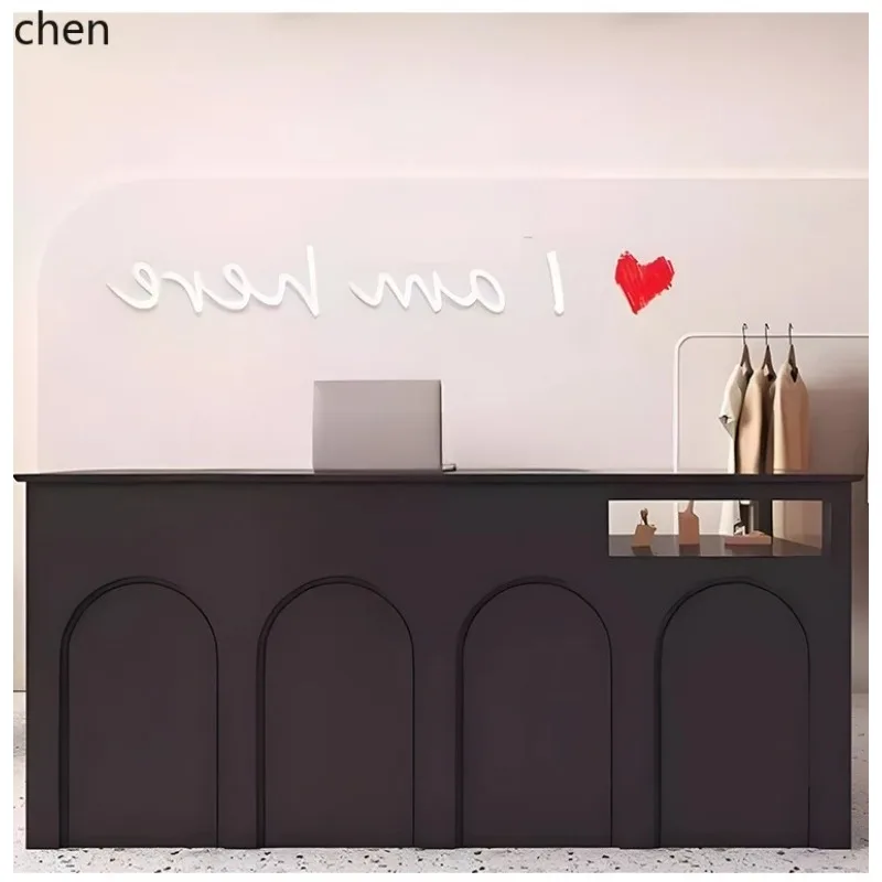 GZ-27 Beauty Salon Clothing Store Corner Bar Checkout Page Store Small Counter Commercial Paint Bar Table Front Desk