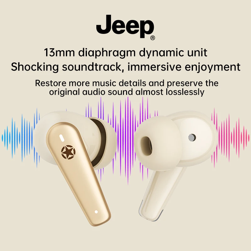 سماعات أذن Jeep EW136 TWS AI، سماعات بلوتوث، سماعات بلوتوث، سماعة موسيقى رياضية مع ميكروفون #3