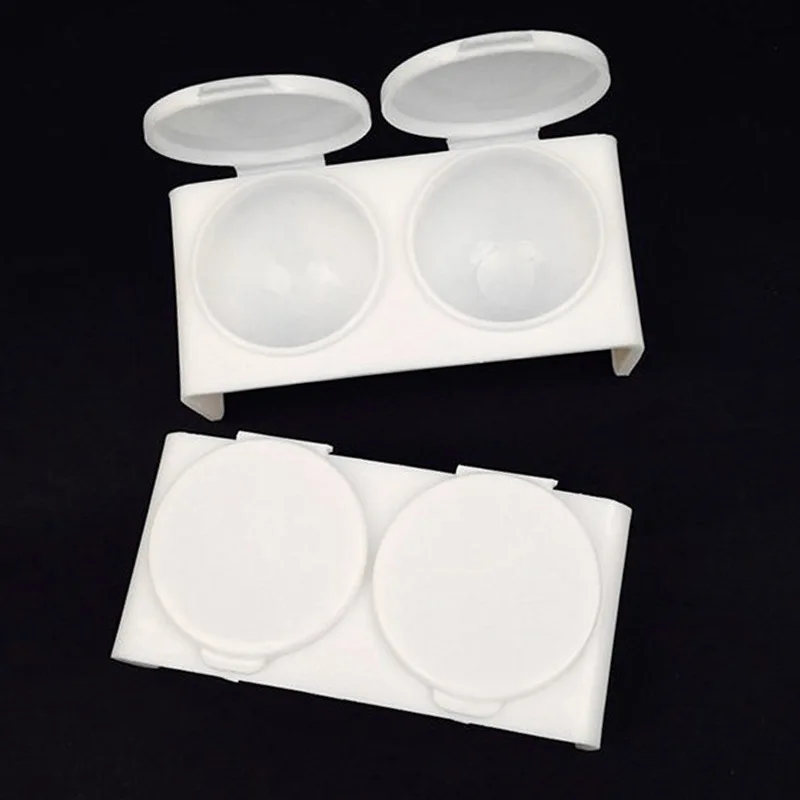 Acryl Flüssigkeit Schüssel Kunststoff Dappen Dish Schüssel Tasse mit Kappe Flüssigkeit Glitter Acryl Pulver Nagel Stift Waschen Kaviar Nagel Styling Werkzeuge