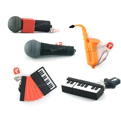 Usb Flash Drive Pen Drive 128GB 256GB 512GB Pendrive 4GB 8GB 16GB 32GB 64GB Electronic Organ Music Microphone Memorias Usb Stick