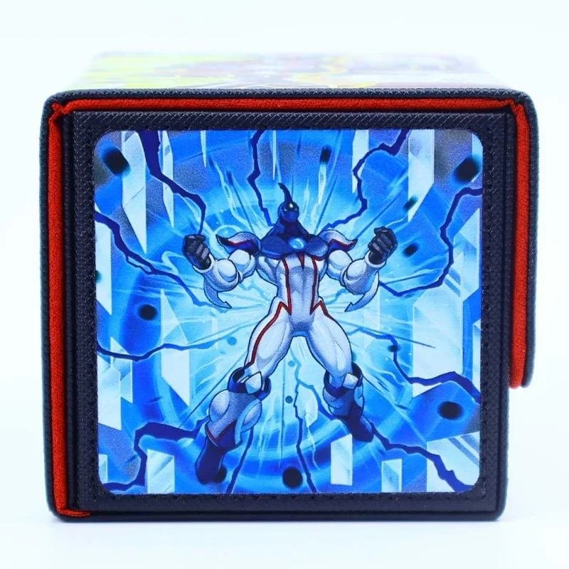 Yu-Gi-Oh! Card Case Evil Hero Neos Lord Dark Contact Fusion Diy Portable Collection Card Storage Box Anime Action Toy Figures