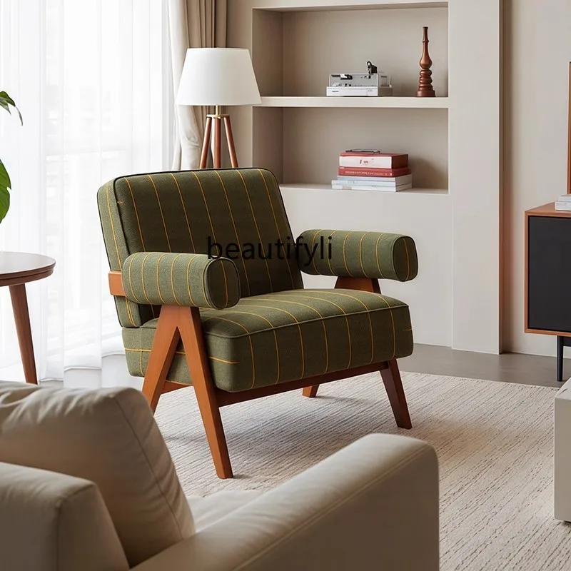 

Vintage Style Leisure Chair for Small and Large Living Rooms, Balconies, Single Lazy Sofa Chair