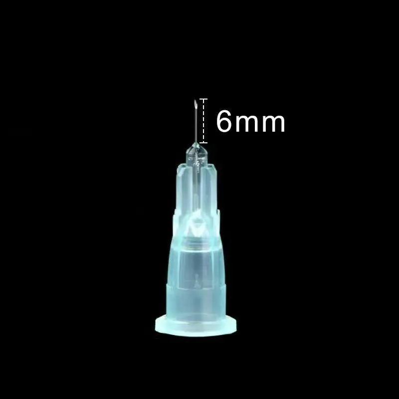 50pcs/lot 30G 4mm 25mm 32G 4mm 6mm 8mm 13mm Disposable Needle Sterile Package Tattoo Tip Minor Teeth Irrigator Painless Eyelid