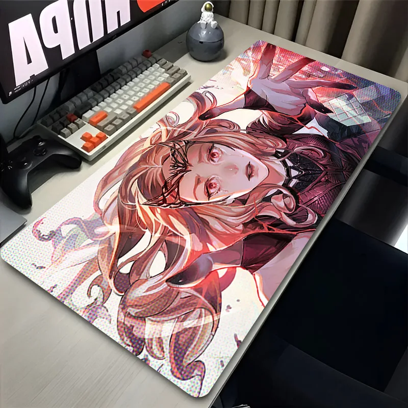 ملحقات ألعاب الألعاب لوحة ماوس S-Scarlet W-Witchs حصيرة مكتبية للكمبيوتر المحمول غير قابلة للانزلاق لوحة ماوس مكتبية لوحة مفاتيح سجادة ممتدة