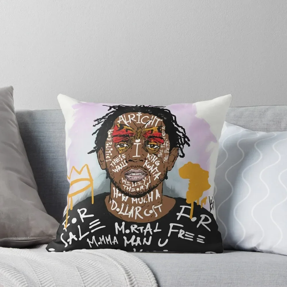 Kendrick Lamar Throw Pillow Luxury Sofa Cushions Sofa Cushions luxury sofa pillows Pillow