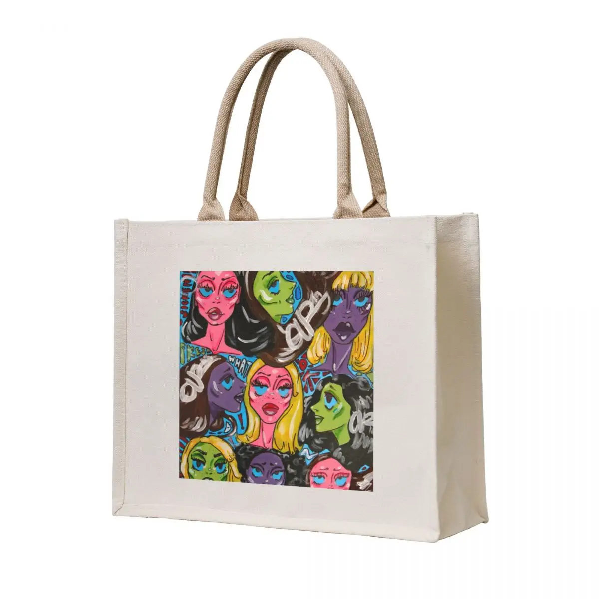 

S!CKENING L@DIEZ Tote Bag foldable reusable bag shopping bag logo shopping