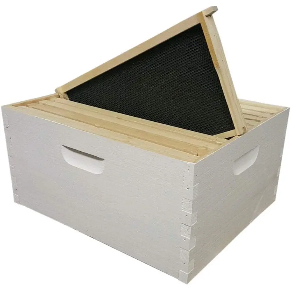 

'N' More Amish Made in USA Painted and Assembled stroth 10 e Deep/Brood Box w/es and oundations