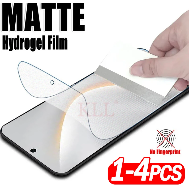 

1-4pcs Anti Fingerprint Matte Full Cover Hydrogel Film for Tecno Pova 7 Ultra 6 Neo 5 Pro Pop 9 8 Screen Protector not glass