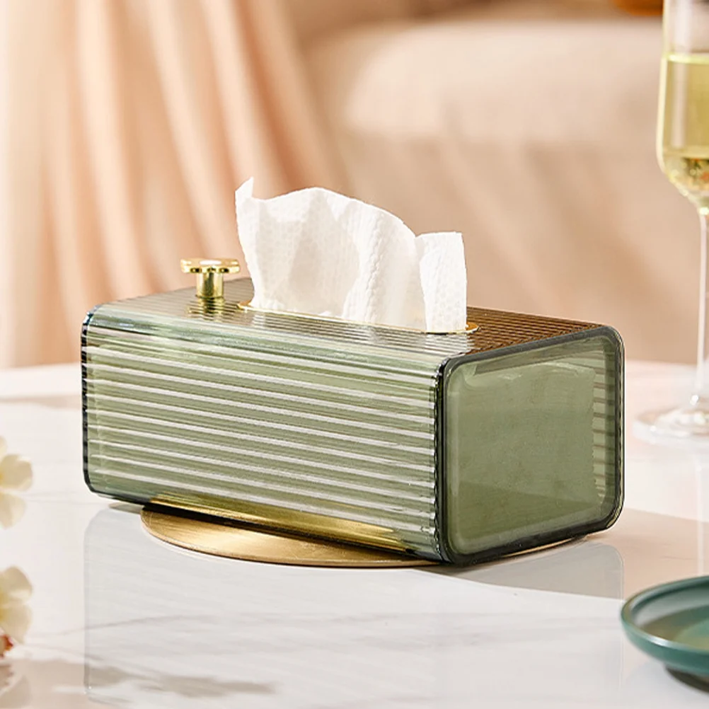 

Storage Box Wall-mounted Paper Dispenser Bathroom Tissue Rack Green Napkin Holder The Pet Towel for Accessory