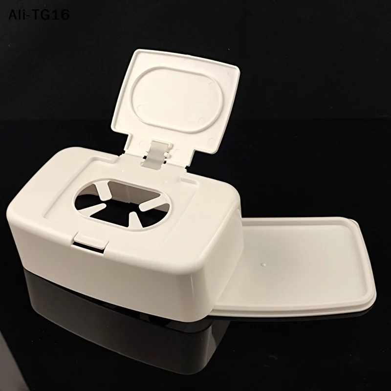 【TG16】1Pc 2026 New White Wet Tissue Box Wipe Dispenser Portable Wipes Napkin Storage Box Holder Container view 2