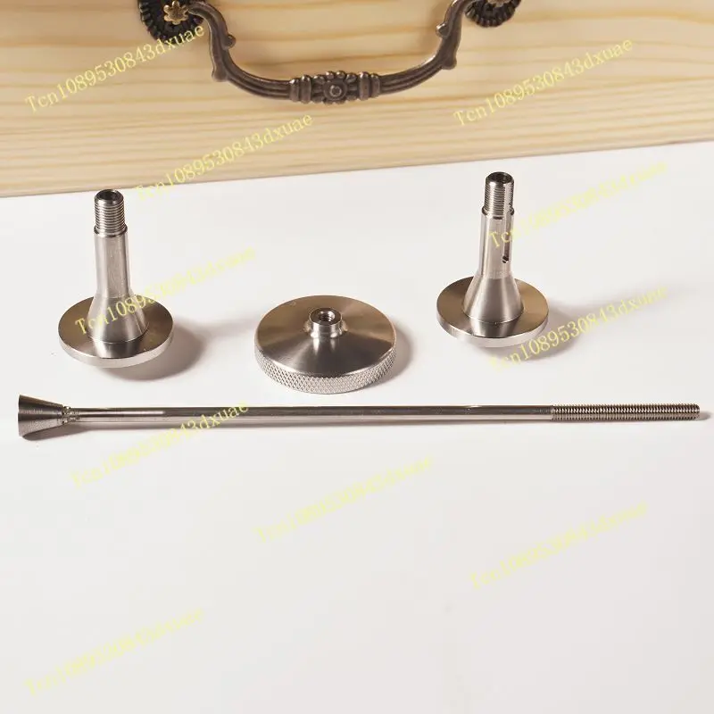 Watchmaker Tool B8 Lathe Internal Support Chuck Case and Watch Back Screw Thread Outer Ring Polishing Fixture Set of 30 Models