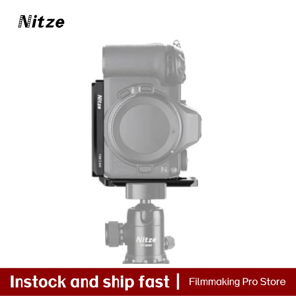 

Крепление для камеры Nitze L-образного кронштейна для камеры Nikon Z6 III, с двойными встроенными быстросъемными пластинами для Arca-Swiss