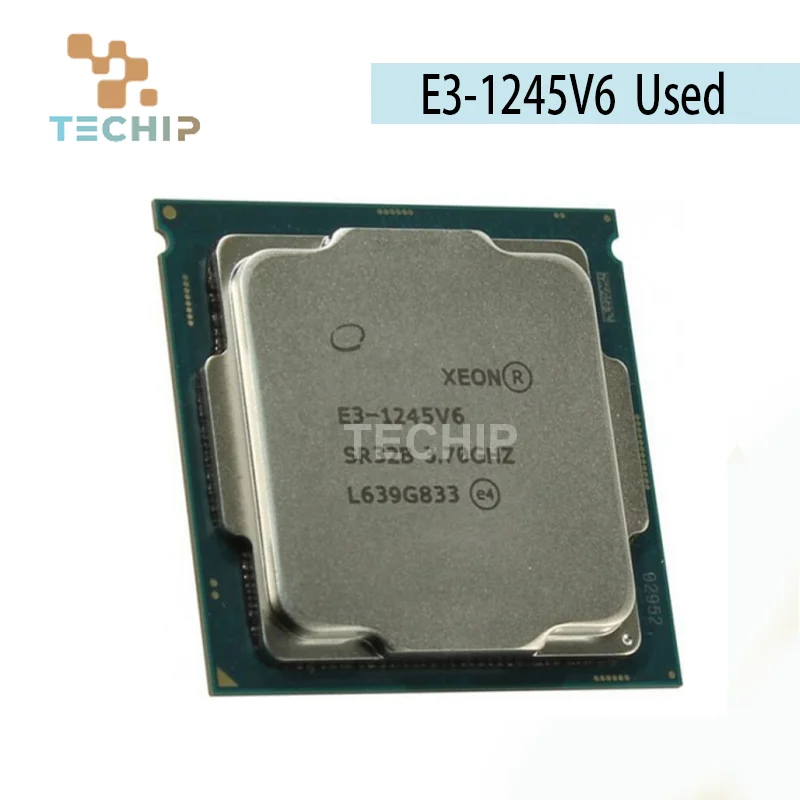 100% Original Xeon E3-1245V6 3.70GHZ Quad-Core 8MB E3-1245 V6 LGA1151 14nm 73W