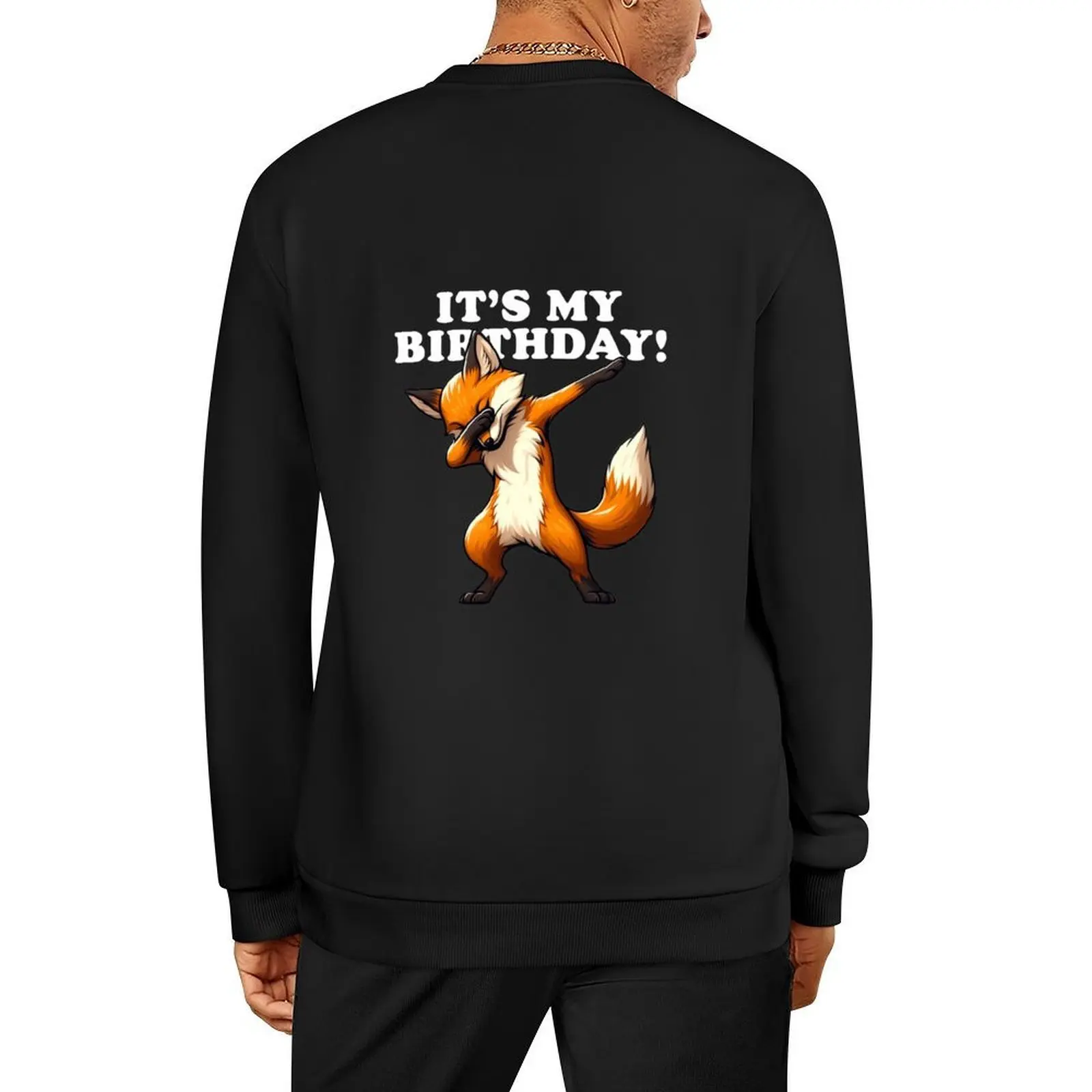 

It's My Birthday Dabbing Fox for Kids Boys Girls Dabbing Fox - Pullover autumn clothes men clothing pullover