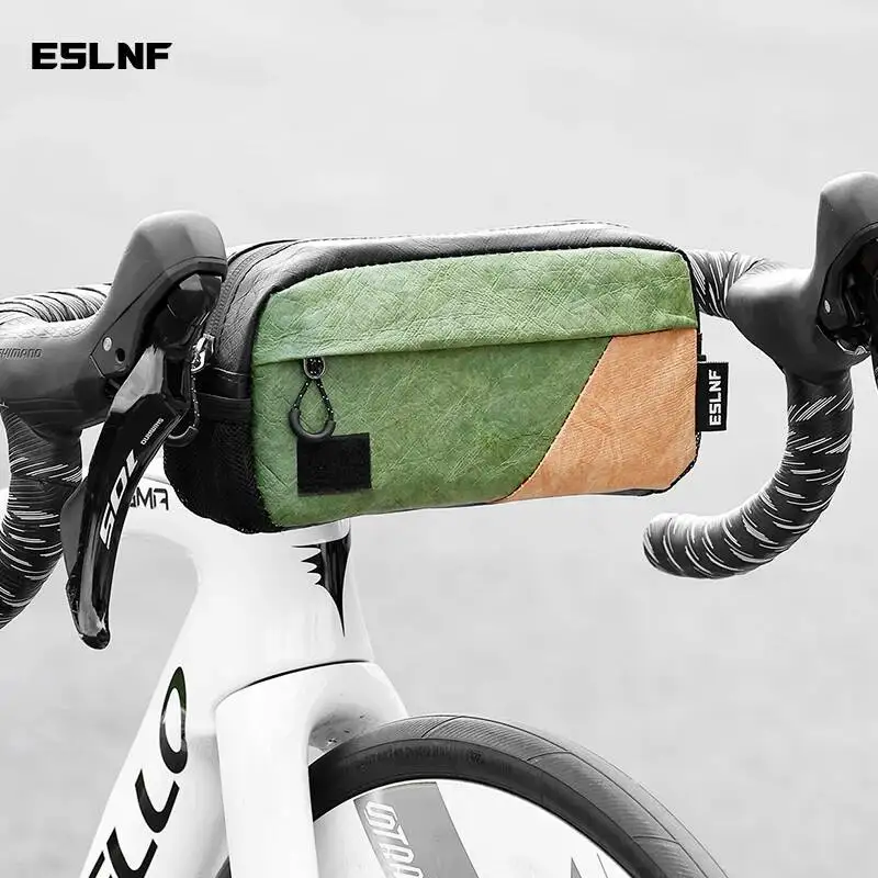 ESLNF Large Capacity Bicycle Front Handlebar Road Easy To Install Storage Bag For Bike Repair