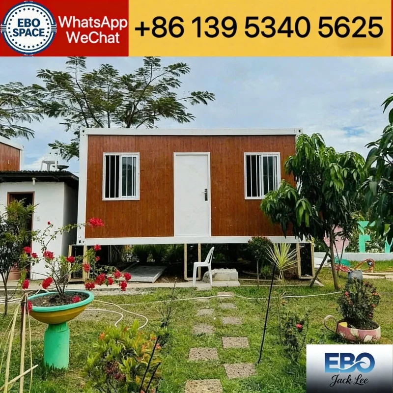 Expandable Container House Mobile Modular Easy Transport for Overseas Construction Camp Office