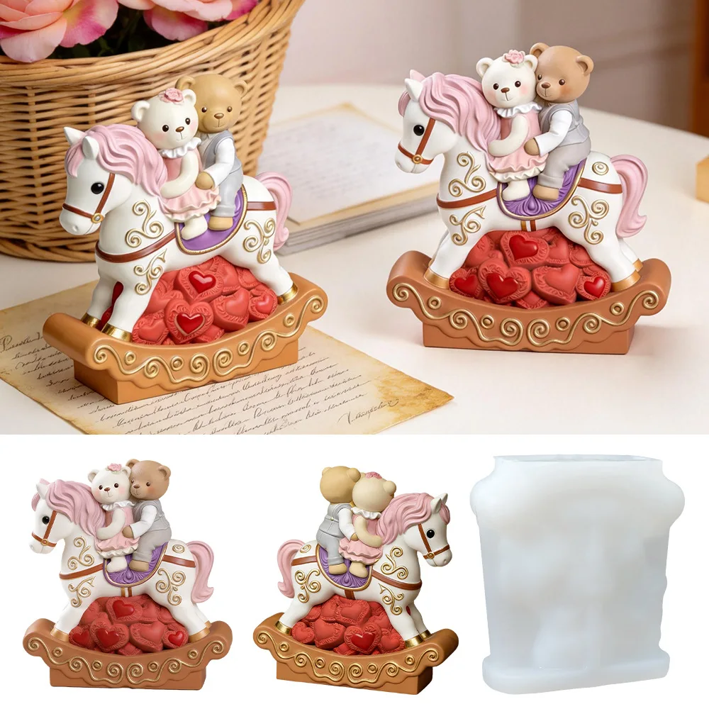 

Силиконовая форма для выпечки в виде мультяшного медведя, для сахарных изделий, гипсовых поделок, свечей, декора для дома