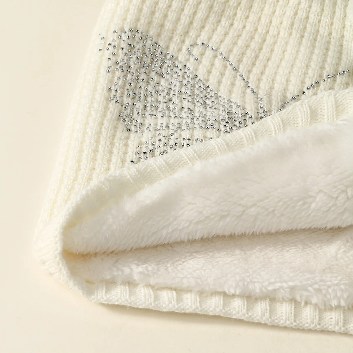 2025 جديد الأكثر مبيعا فراشة الساخن الماس تنوعا ثنائي الغرض وشاح المرأة موضة دافئة متعددة الأغراض قبعة وشاح للرقبة #4