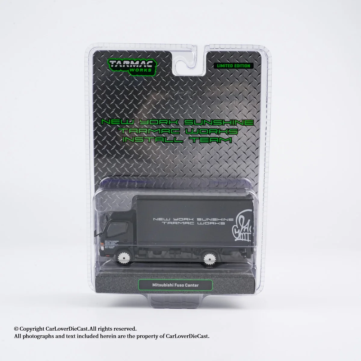 ターマックワークス-1-64-フソ-キャンター-ボックス-トラック-ニューヨーク-サンシャイン-ダイキャストモデルカー