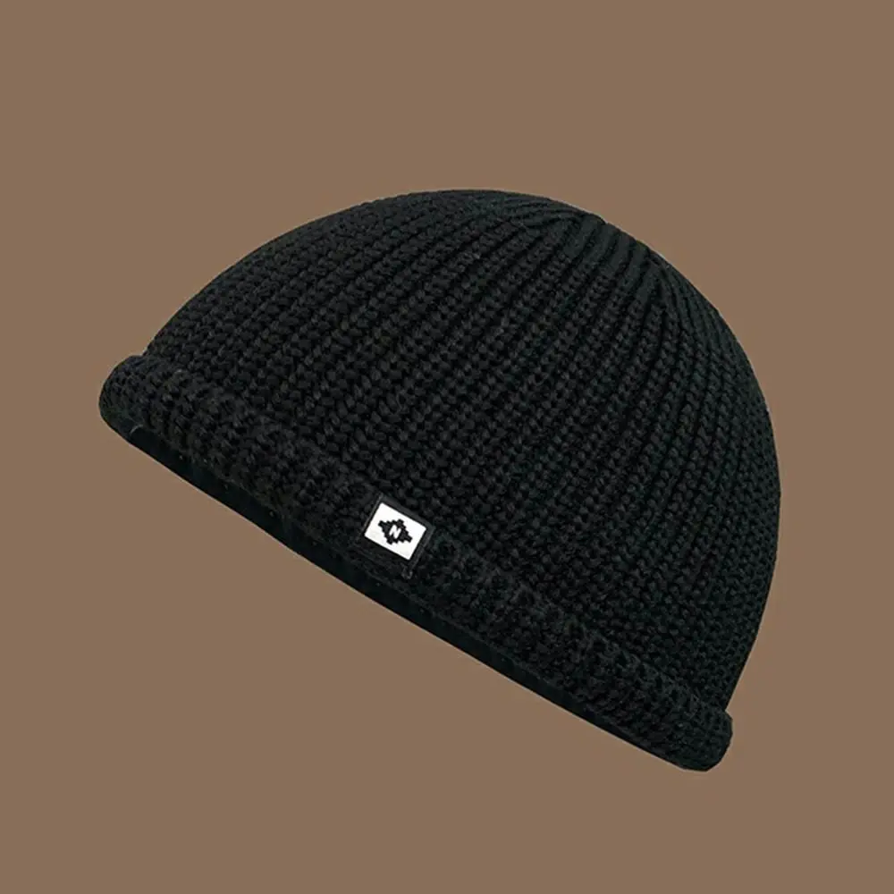 Weiche Strickmütze, winddicht, verdickt, Herbst- und Wintermütze, kalte Mütze, Hip-Hop-Mütze, Pullover-Mütze im Freien – Detail 6