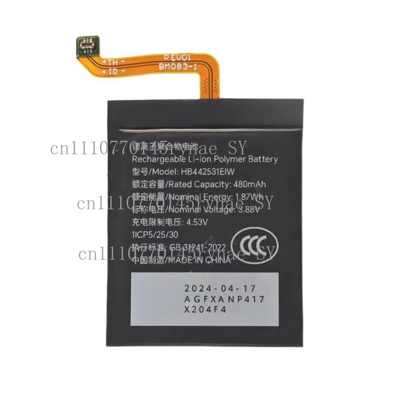 For Honor Watch 4 Pro TUM-L19 New 480mAh HB452532EHW High Capacity Replacement Battery +Free Tools