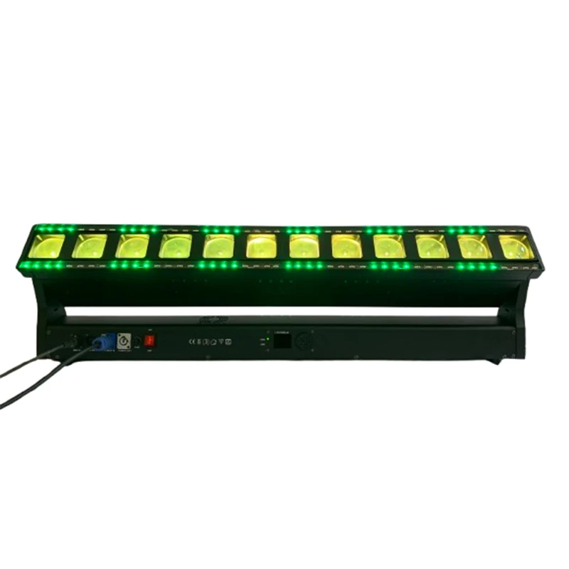 

Оптовая цена 12X40 Вт светодиодный RGB длинная полоса точечного контрольного света полноцветная фокусирующая матричная лампа движущаяся головная лампа с апертурой