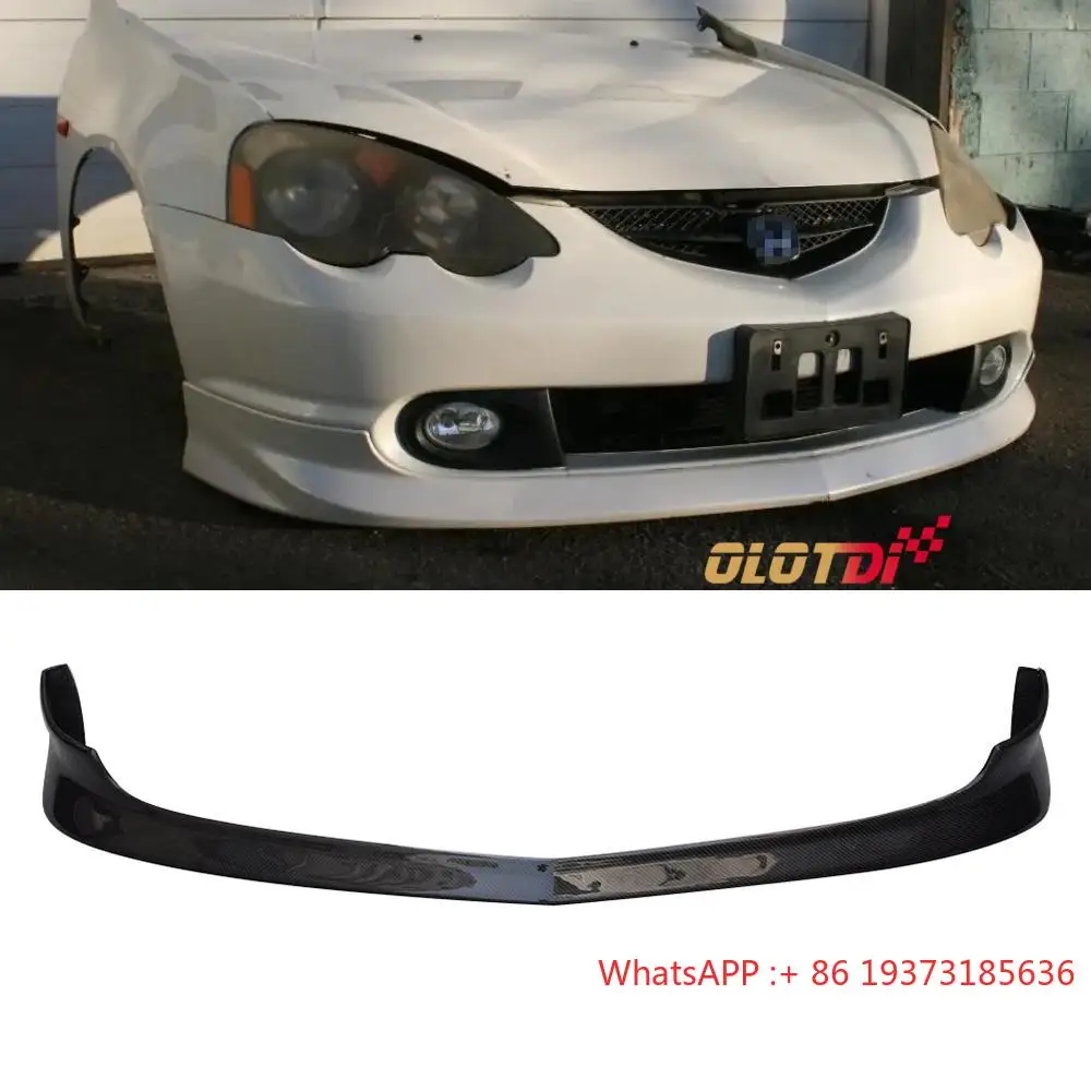 

Real Carbon Fiber TR Front Bumper Lip Spoiler Cover for Honda ACURA RSX 2002-2005 DC5 Auto Tuning