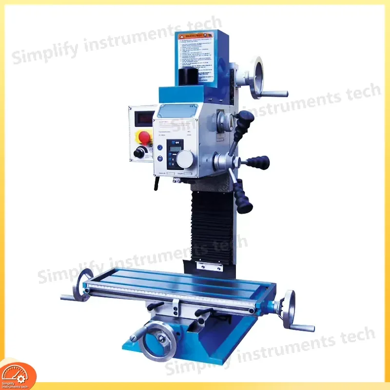 Mini Desktop Milling Drilling ZAY7020V Variable Speed Metal Wood Drill Press Benchtop Mill Combo Power Tool for DIY