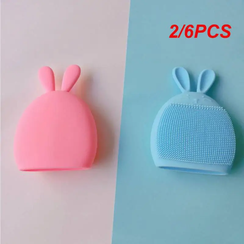 

2/6PCS Silicone Shampoo Brush For Baby Infant Bathing Soft Skin Friendly Hair Massager Comb Hair Multi Functional Massage