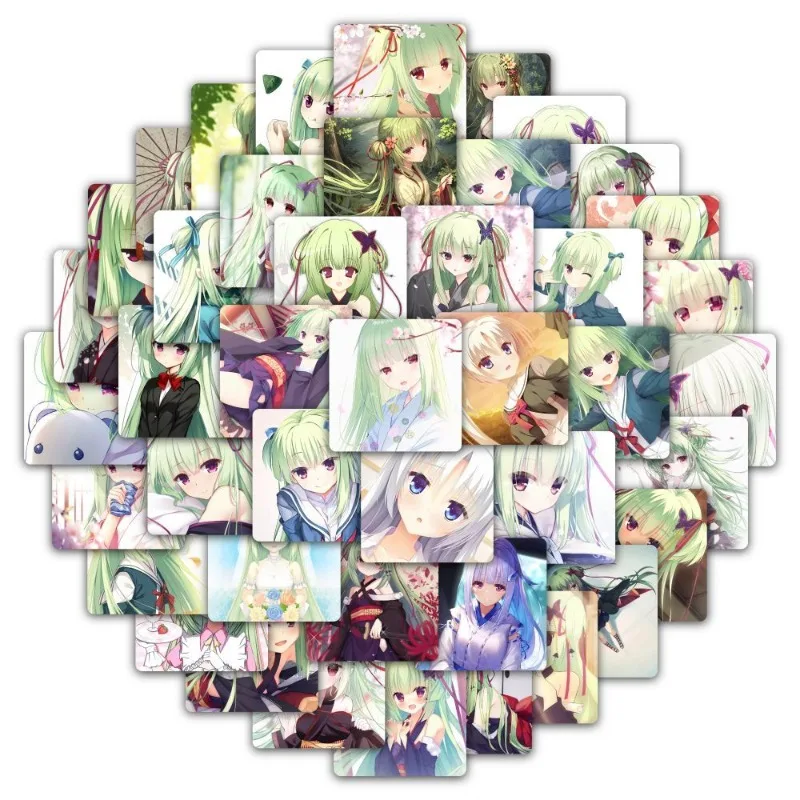 59pcs Cartoon Senren*Banka Anime Sticker Luggage Water Cup Stationery Mobile Phone Scooter Laptop Refrigerator Decoration