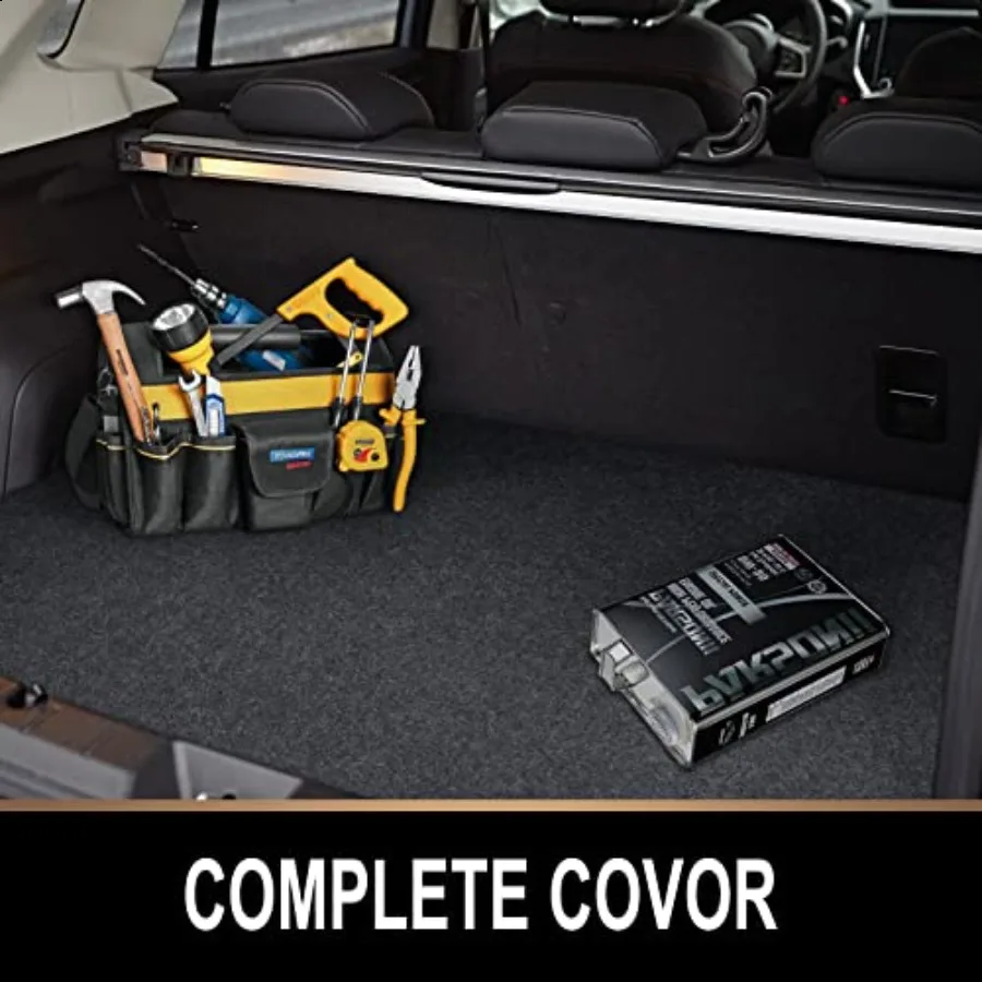 Tapis de déversement d'huile Tampon d'huile absorbant de qualité supérieure 7,4 x 8,4 pi. Contient des liquides protège le sol du garage contre les déversements, les gouttes, les éclaboussures et le sta