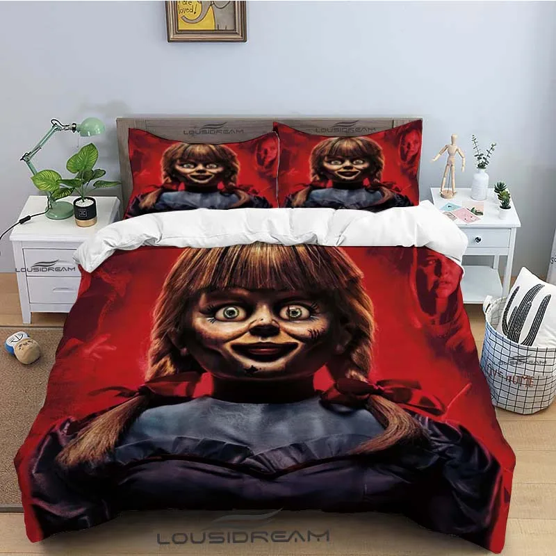 Horror Movie Bedding Set Halloween Duvet Cover Comforter Bed Single Twin Full Queen Size 3d Youth Kids Girl Boys Gift