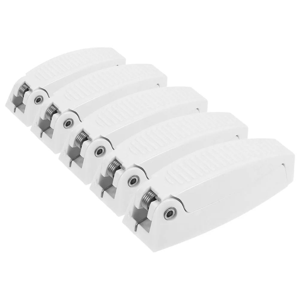 

5pcs Rv Door Holder For Campers Cargo Trailers Durable Plastic Baggage Door Catch Stopper Clip Retainer Lightweight Secure Fit