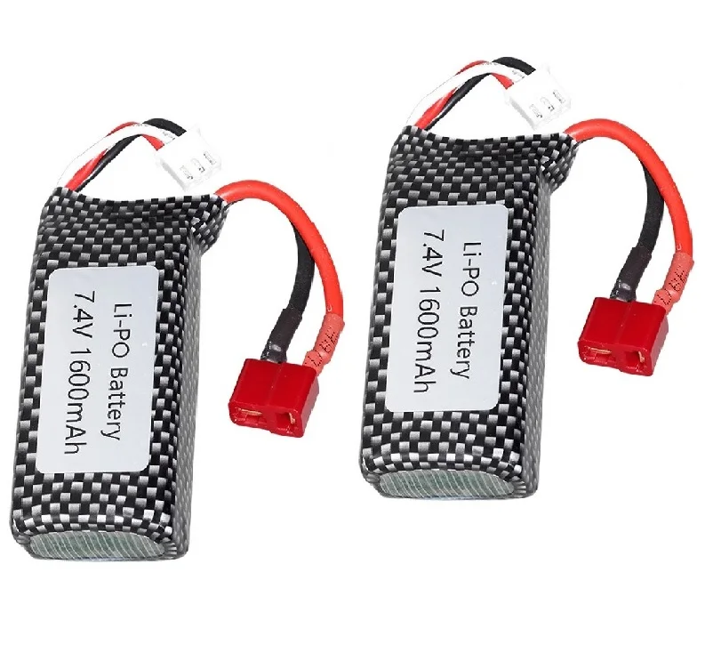 

7.4v 1600mah Lipo Battery For Xinlehong 9125 Remote Control Rc Car Spare Parts 9125 Battery Accessories