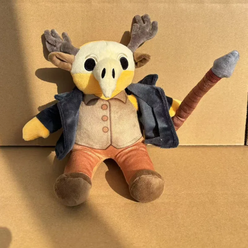 New 99 Nights In The Forest Plush Game Merchandise Brown Stand And Sit Elk Deer White Owl Stuffed Doll Pillow For Kid Gifts