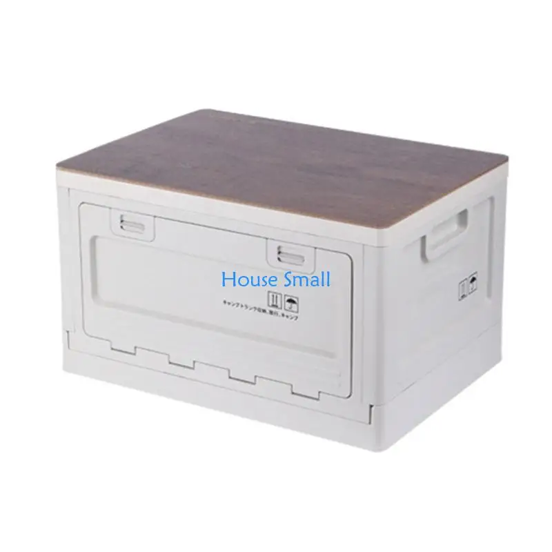 

Folding Storage Box with Chopping Board Cover for Outdoor Camping Car 203F