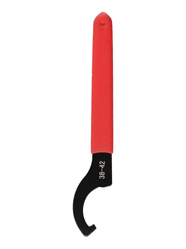 45-48HRC Hakenschlüssel mit rutschfestem Griff, schwarz oxidiert, für Rundmuttern, Typ C, 38-42 mm/45-52 mm/55-62 mm/68-72 mm Werkzeug – Detail 7
