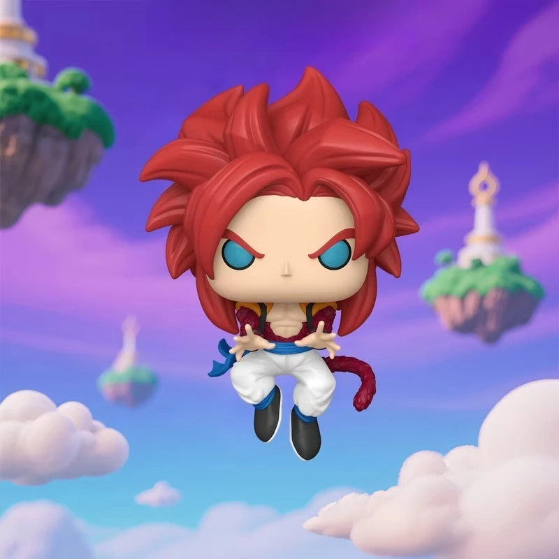 

Подлинное издание FUNKO POP 《Dragon Ball GT Super Saiyan 4 Gogeta》Аниме Экшн Настольное украшение Орнамент Модель Игрушки Коллекционные