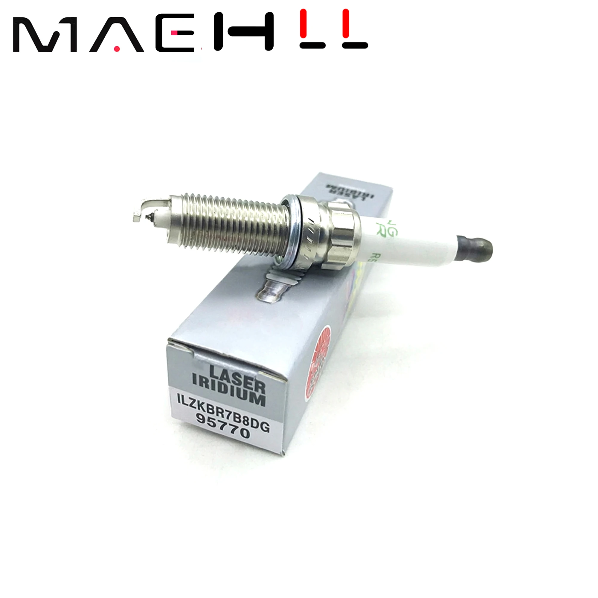 New 4pcs ILZKBR7B8DG 95770 Iridium Spark Plugs For Peugeot RCZ C3-XR C4 C5 Cooper Paceman BMW CLS63 AMG  12127570106