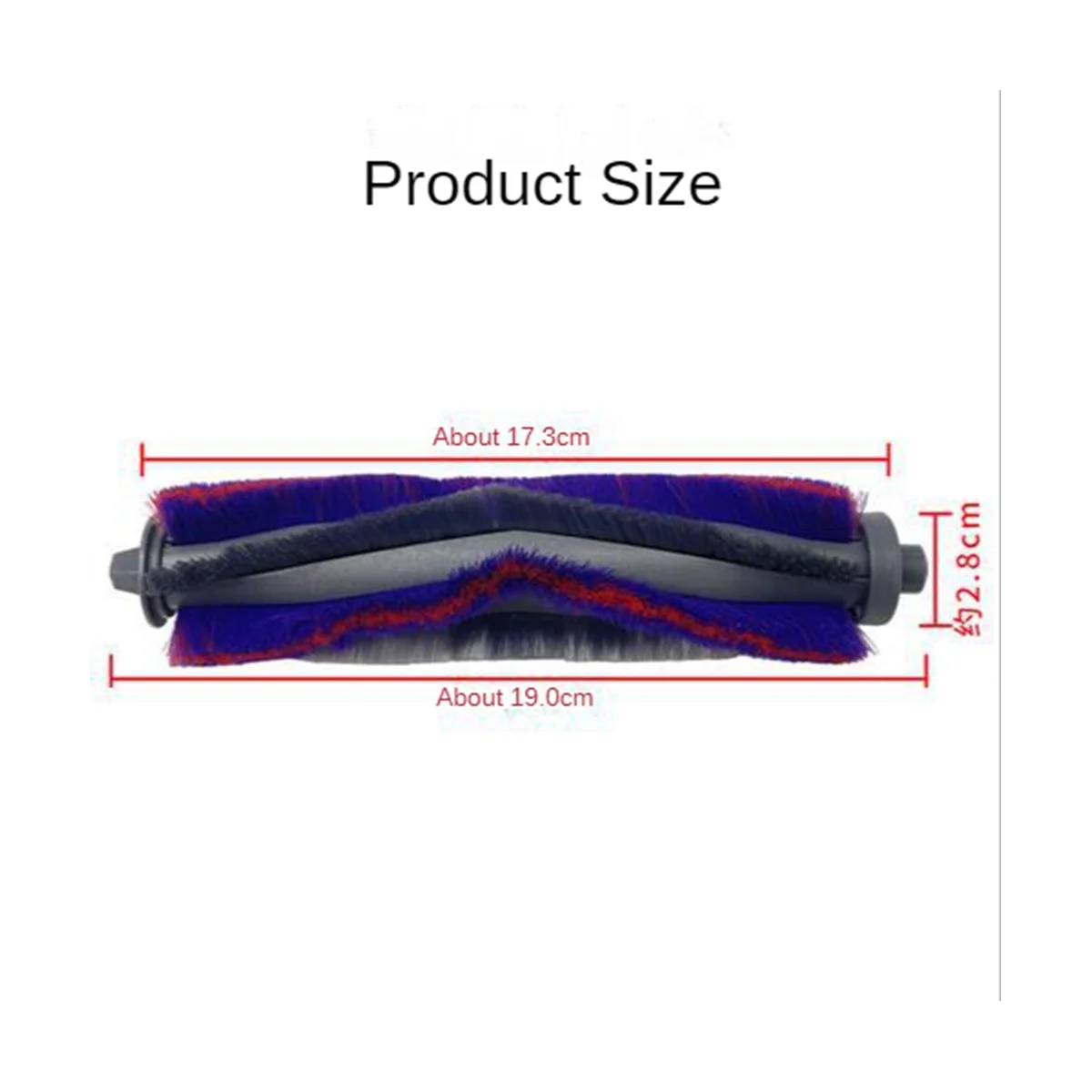 2 SZTUK do odkurzacza robota S8 /S8+/M71CNi10/M7PRO/K50/I50PROK70/S9/S9 Części zamienne Szczotka główna