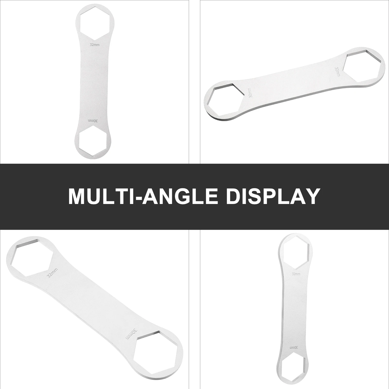 Professional 30 32Mm Front Fork Spanner Stainless Steel Double Head Design Anodized Hard Oxidation Bike Accessories